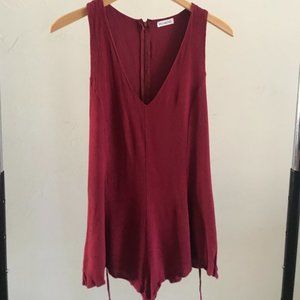 Vagabond Red Romper
